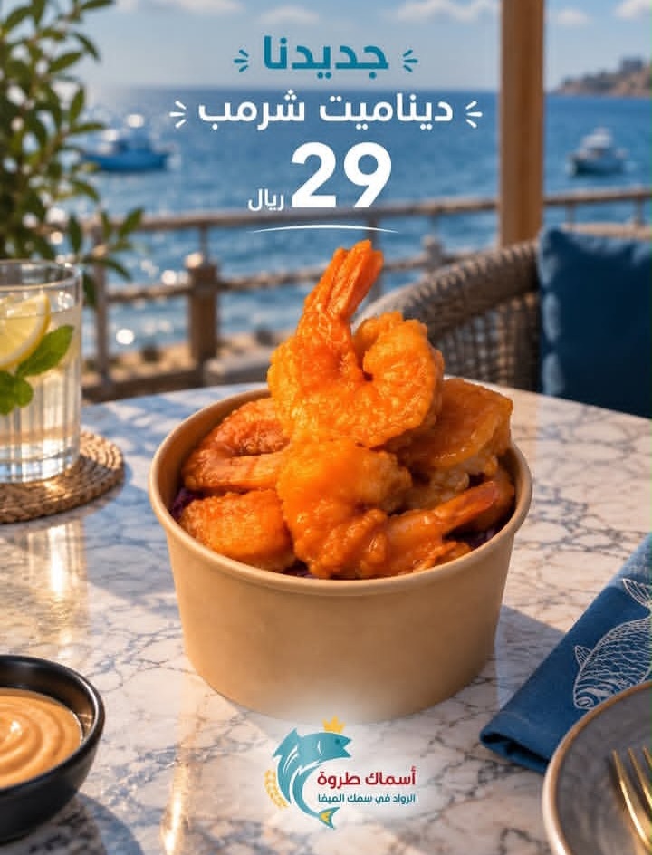 عرض ديناميت شرمب مطاعم طروه جدة